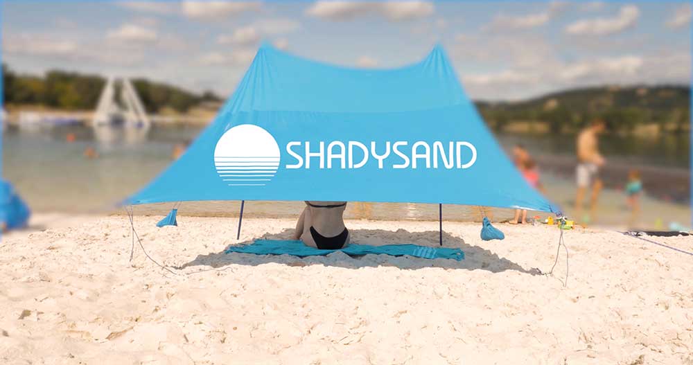 Shadysand la tente de plage familiale et compacte
